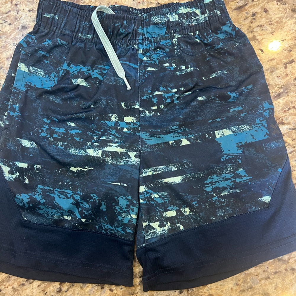 Xersion Teal and Black Kids Shorts